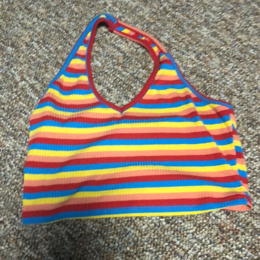 colorful cropped top